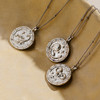 ARSIS银饰｜印记系列 星座浮雕银币项链 商品缩略图1