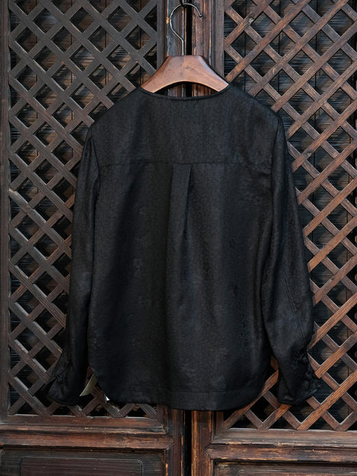 盛唐牡丹| 冰裂梅花纹香云纱上衣 商品图7