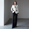 IWY/黑白撞色西装女简约通勤上班族正装职业套装律师工作西装套装CP1951 商品缩略图3