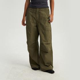 oneup格子工装伞兵裤