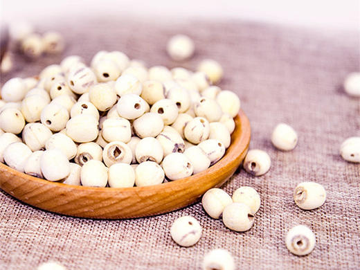 洪湖有机莲子/未磨皮去芯红莲子/磨皮去芯白莲子 商品图3