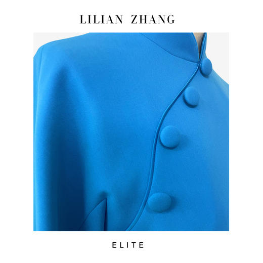 E定制—东方意蕴—中式老钱、景泰蓝新中式复古改良旗袍裙 2401135 商品图1