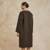 PH946斯尔丽24新款廓形简约双色小方领超轻保暖羊毛大衣 商品缩略图5