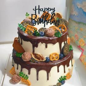 【浓情蜜意】双层巧克力蛋糕