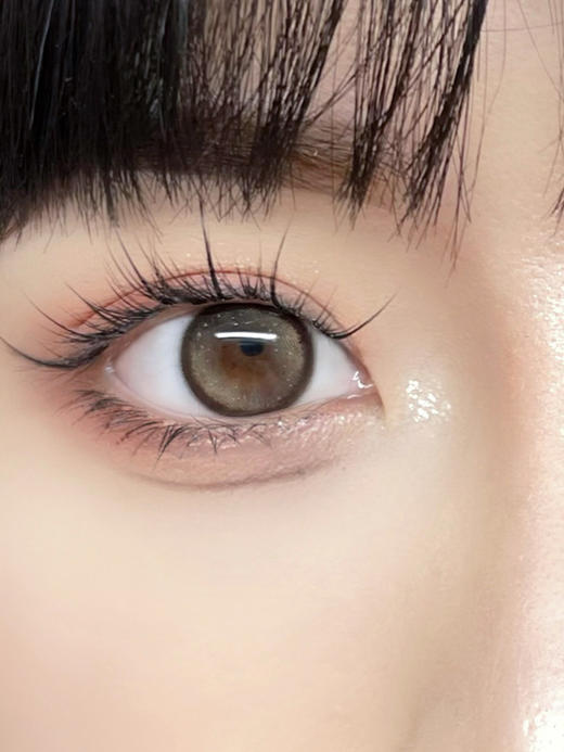 Bollycon旗下 ·日抛 ·玛瑙黑晶&焦糖乌龙· 14.2mm白狮参考着色中等直径 · 韩产日抛 商品图3