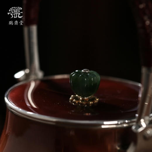 鹤鼎堂银壶于飞系列晏兮汤沸錾刻秀丽多姿（铜包银）（缺货） 商品图2