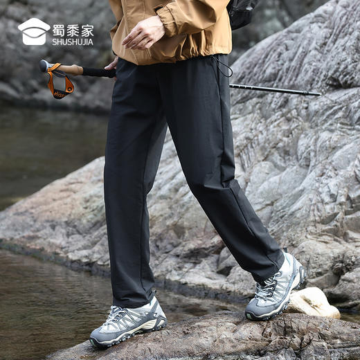 【四面弹防泼水休闲裤】宽松高弹直筒裤户外运动长裤KT412 商品图10