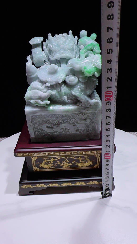 620440翡翠摆件【印章】 商品图2