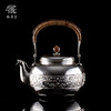 鹤鼎堂银壶于野系列思齐錾刻汤沸（银色）（缺货） 商品缩略图0