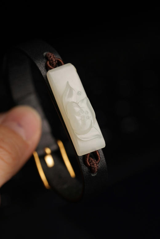 和田玉｜创新皮手绳 商品图5