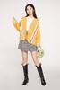 Stay2Weeks 黄色须边拼接V领针织开衫 10147 商品缩略图1