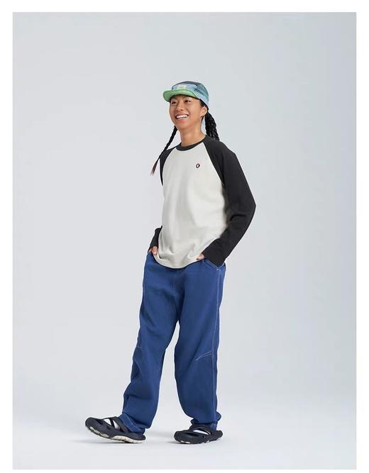 素R安高若纯元。最新拼色长袖T恤 商品图9