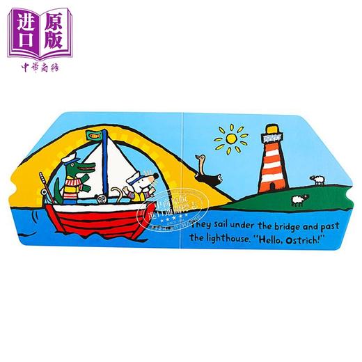 【中商原版】小鼠波波异形书5册 Maisy s Rocket Ambulance Recycling Truck Bus Sailboat 低幼韵律启蒙 纸板书 英文原版 商品图2