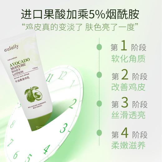 （新品限时优惠）广州药妆正品澳莱莉牛油果身体乳美肤防干裂清香身体乳 商品图2