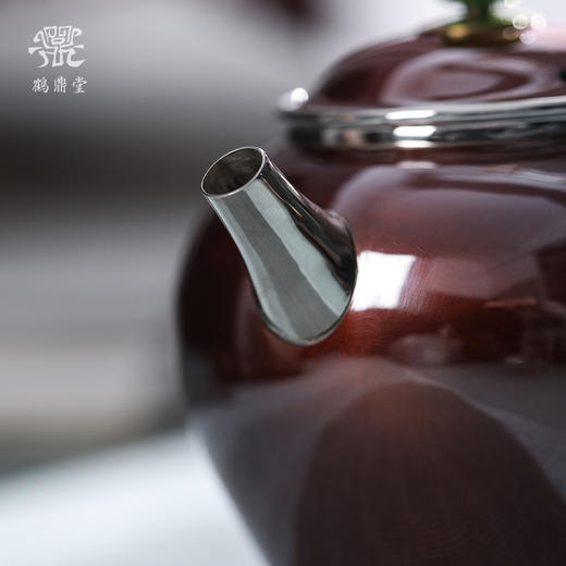 鹤鼎堂银壶于渚系列悦怿急须（铜包银）（缺货） 商品图3