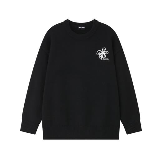 YKYB保暖肤舒适百搭厚实小花毛衣针织衫Y44NMS021
 商品图4