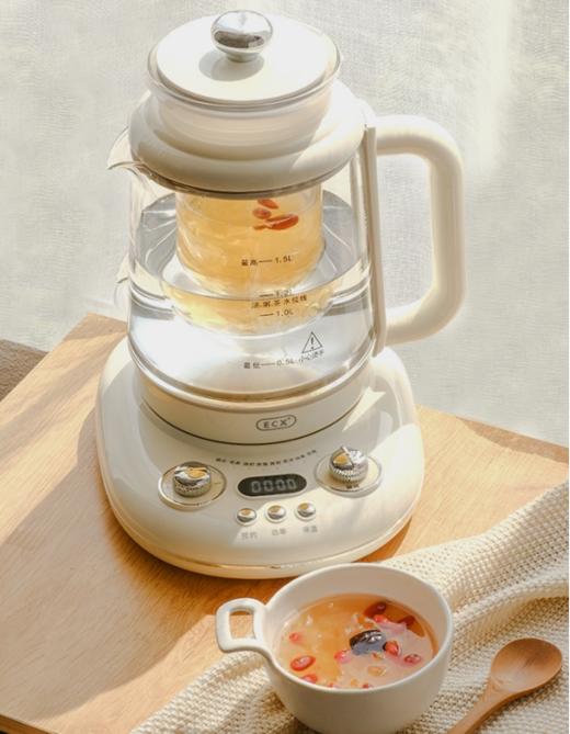 多功能实用养生壶  | 煮茶泡茶烧水家用炖煮  一台养生壶=电热水壶+煮茶壶+保温壶+汤锅 一壶多用，让养生变得更简单~可预约自动保温！使用超便捷~ 商品图8