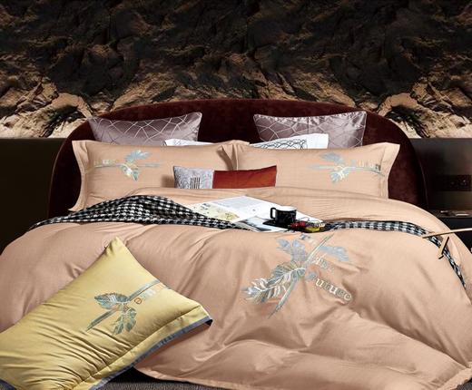 100s铂金全棉加厚磨毛刺绣四件套G117900051 商品图4