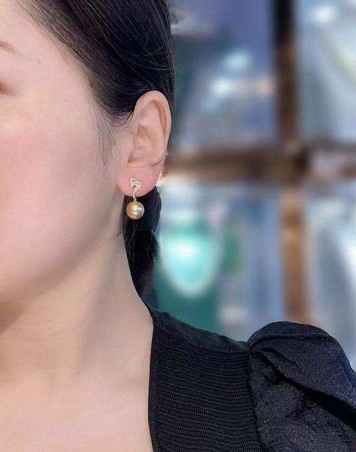 10-11mm金珠耳钉 商品图4