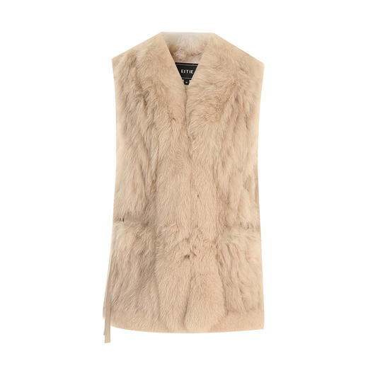 EITIE爱特爱冬款时尚优雅保暖皮草马甲外套女7693313 商品图5