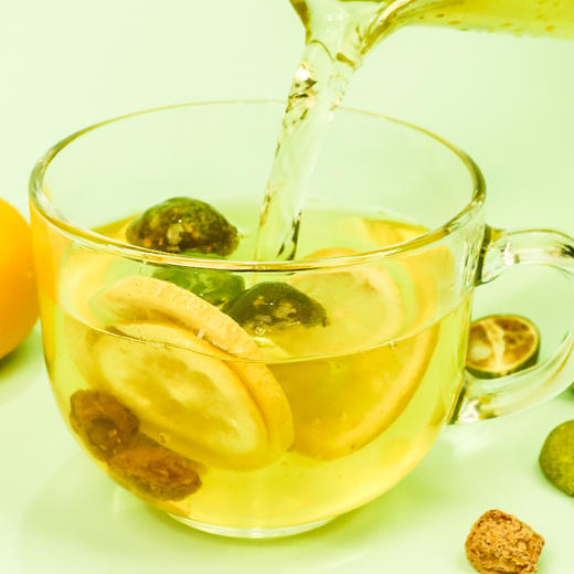 【宜昌助农馆】青桔话梅茶  独立三角包袋泡茶 夏日清爽解腻 10g*8包 商品图2