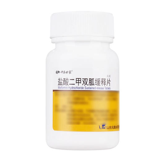 盐酸二甲双胍缓释片【0.5g*36片】山东凤凰 商品图5