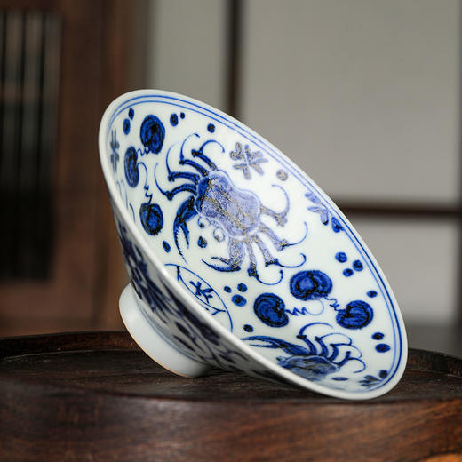 溪兰仰元-杯里有钱纹斗笠杯 商品图2