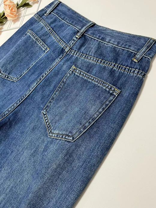 4.2特 春季特卖【牛仔裤】  牛仔系➡️ 超舒服 棉➕再生纤维6010超软料直筒裤-喜出 商品图3