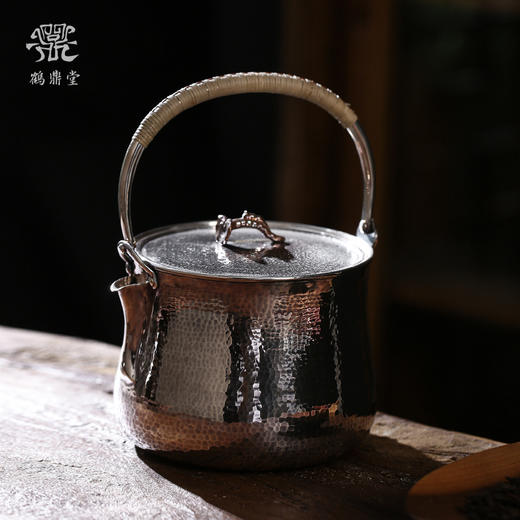 鹤鼎堂银壶于野系列宛丘汤沸灵芝祥瑞（银色）（缺货） 商品图0