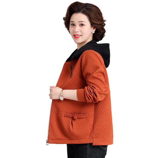 【春秋外套洋气】秋季新款 中年休闲宽松风衣 中老年人秋装上衣服 商品图4