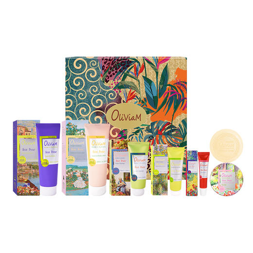 Oliviam澳莉维亚 金色年华茶树6件套护肤洗护礼盒 商品图1