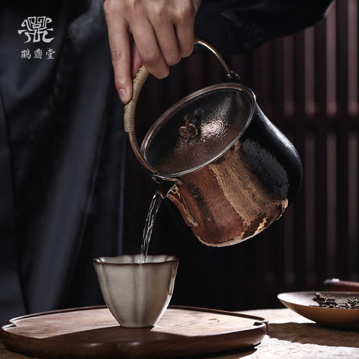 鹤鼎堂银壶于野系列宛丘汤沸灵芝祥瑞（银色）（缺货） 商品图1