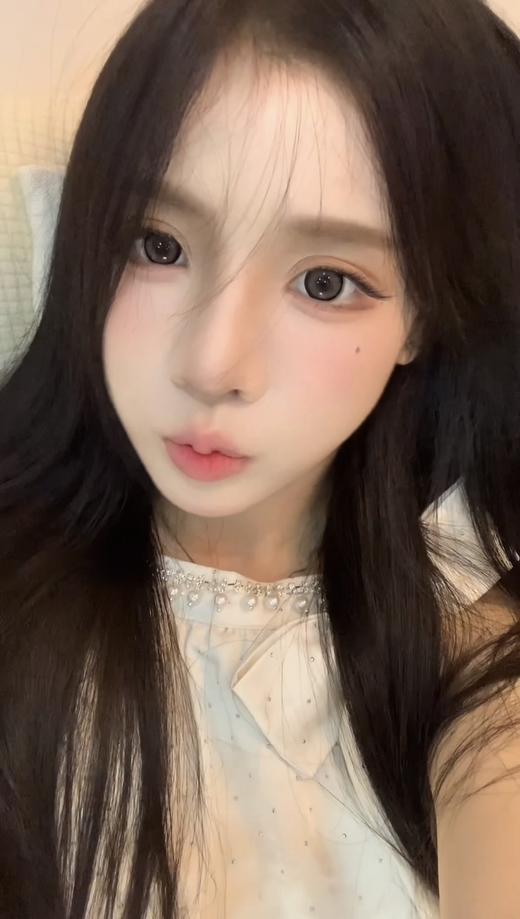 kikicon 月抛美瞳  乌云荔荔 直径14.5mm 着色14.2mm 商品图5