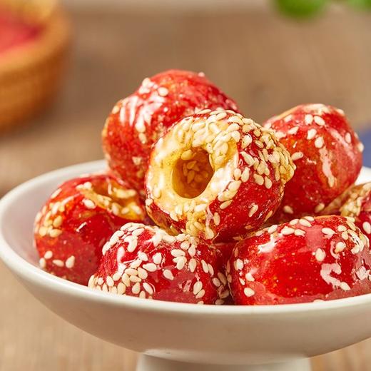 【酸甜酥脆，冻干山楂冰糖葫芦】思华梦-冻干山楂蜜饯糖葫芦山楂，冻干锁鲜好吃不腻口感翻倍，脆无核好吃的山楂冰糖葫芦零食独立包装休闲食品QQ 商品图0