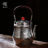 鹤鼎堂银壶于鹤系列思悠汤沸麻纹（银色）（缺货） 商品缩略图0