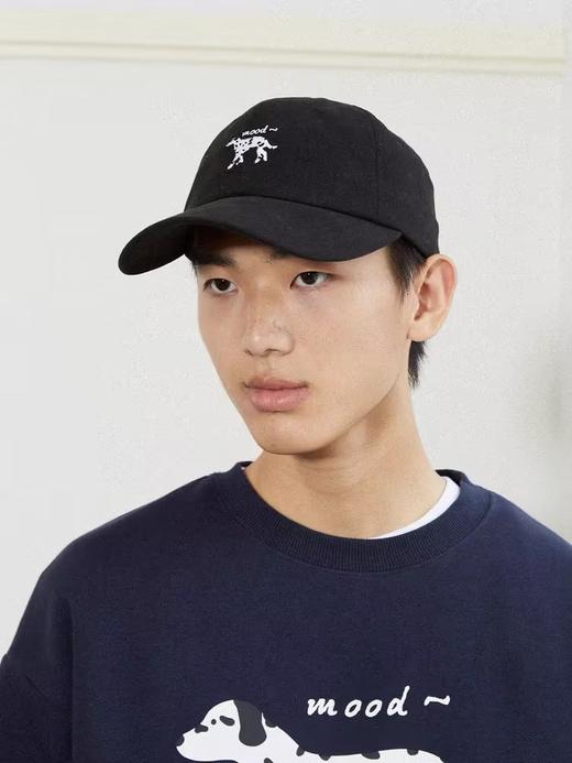 Mood Like Me/MPS2407/可爱斑点狗绣花全棉棒球帽 商品图3