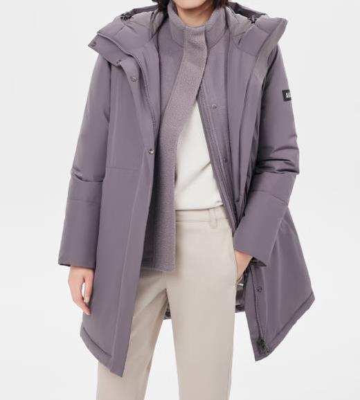 法国AIGLE女厚重羽绒烟熏紫AQ712 商品图0