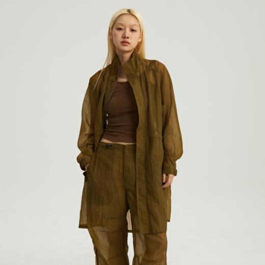 oneup透视风衣 商品图0