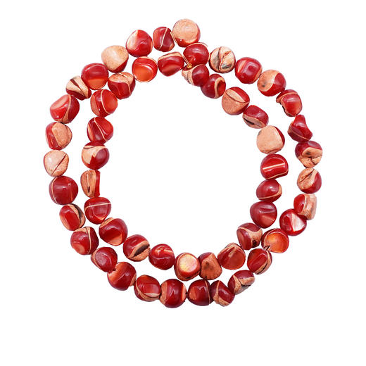 珍珠石7mm珠料意卡米诺手串念珠单颗珠子散珠半成品 商品图2