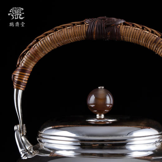 鹤鼎堂银壶于野系列月出汤沸（银色）（缺货） 商品图1