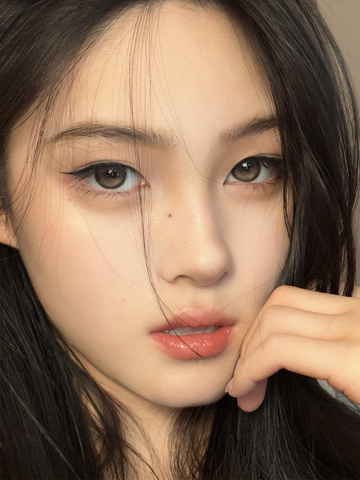 Bollycon旗下 ·日抛 ·玛瑙黑晶&焦糖乌龙· 14.2mm白狮参考着色中等直径 · 韩产日抛 商品图6