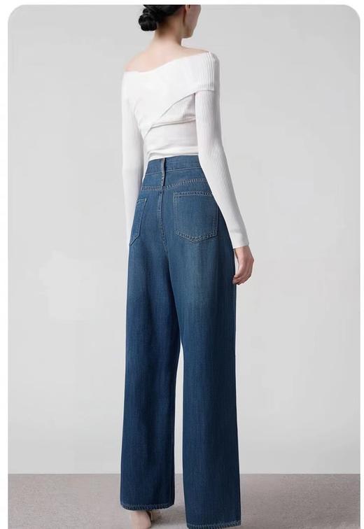 4.2特 春季特卖【牛仔裤】  牛仔系➡️ 超舒服 棉➕再生纤维6010超软料直筒裤-喜出 商品图1