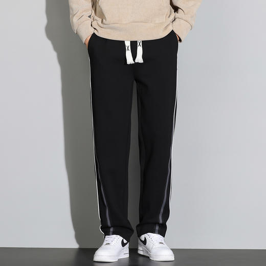 【Q】【新款DQ】大依优型大码直筒休闲长裤男舒适休闲简约百搭加肥加大男装潮款 商品图1