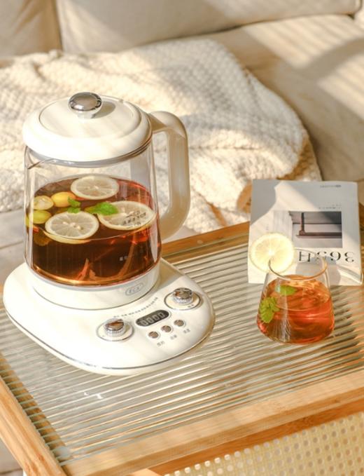 多功能实用养生壶  | 煮茶泡茶烧水家用炖煮  一台养生壶=电热水壶+煮茶壶+保温壶+汤锅 一壶多用，让养生变得更简单~可预约自动保温！使用超便捷~ 商品图13