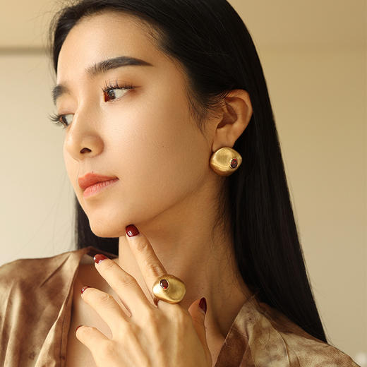 Ancient Rome古罗马时期 | 金丝石榴石吊坠 商品图1