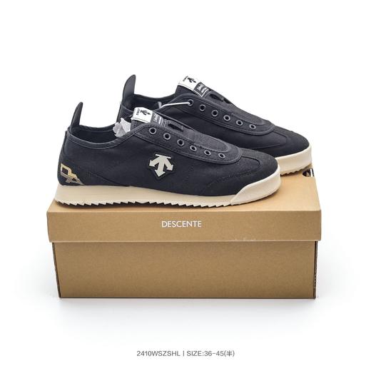 迪家复古运动一脚蹬帆布鞋（无鞋带设计） 商品图3