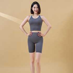 跃牌【瑜堂系列】运动健身短裤蜜桃臀五分裤女提臀高腰弹力瑜伽紧身裤MT5FK