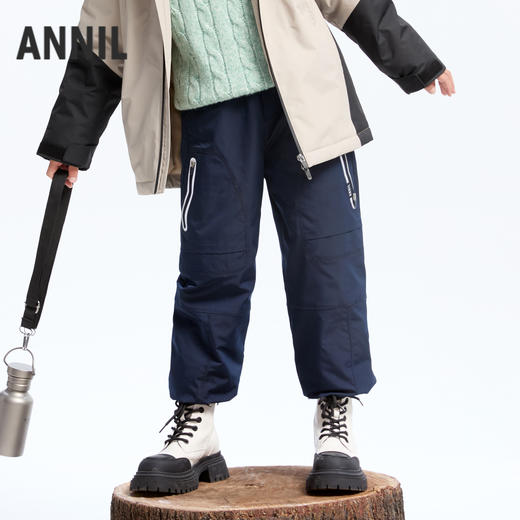 男童户外型保暖棉裤冬季新款安奈儿童装实体店同款AB446783 商品图0