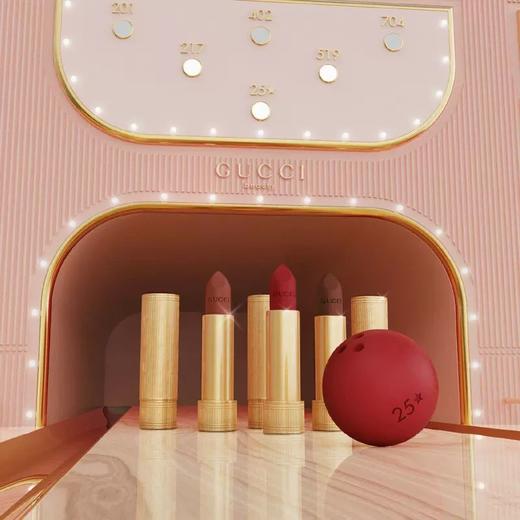 GUCCI古驰倾色绒雾唇膏3.5g金管哑光#505 （有效期2027年8月后）嗨购珠海 商品图0