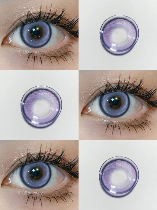 Toastnomi旗下 ·葡萄汁&纯净水&荣耀水晶｜14.2mm白狮参考着色中大直径  日抛 商品图11